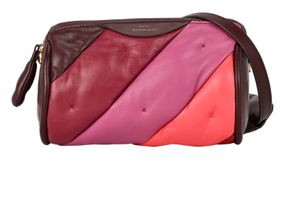 Chubby Barrel Bag, &pound;90, Handbags, Purple, Leather, Front view